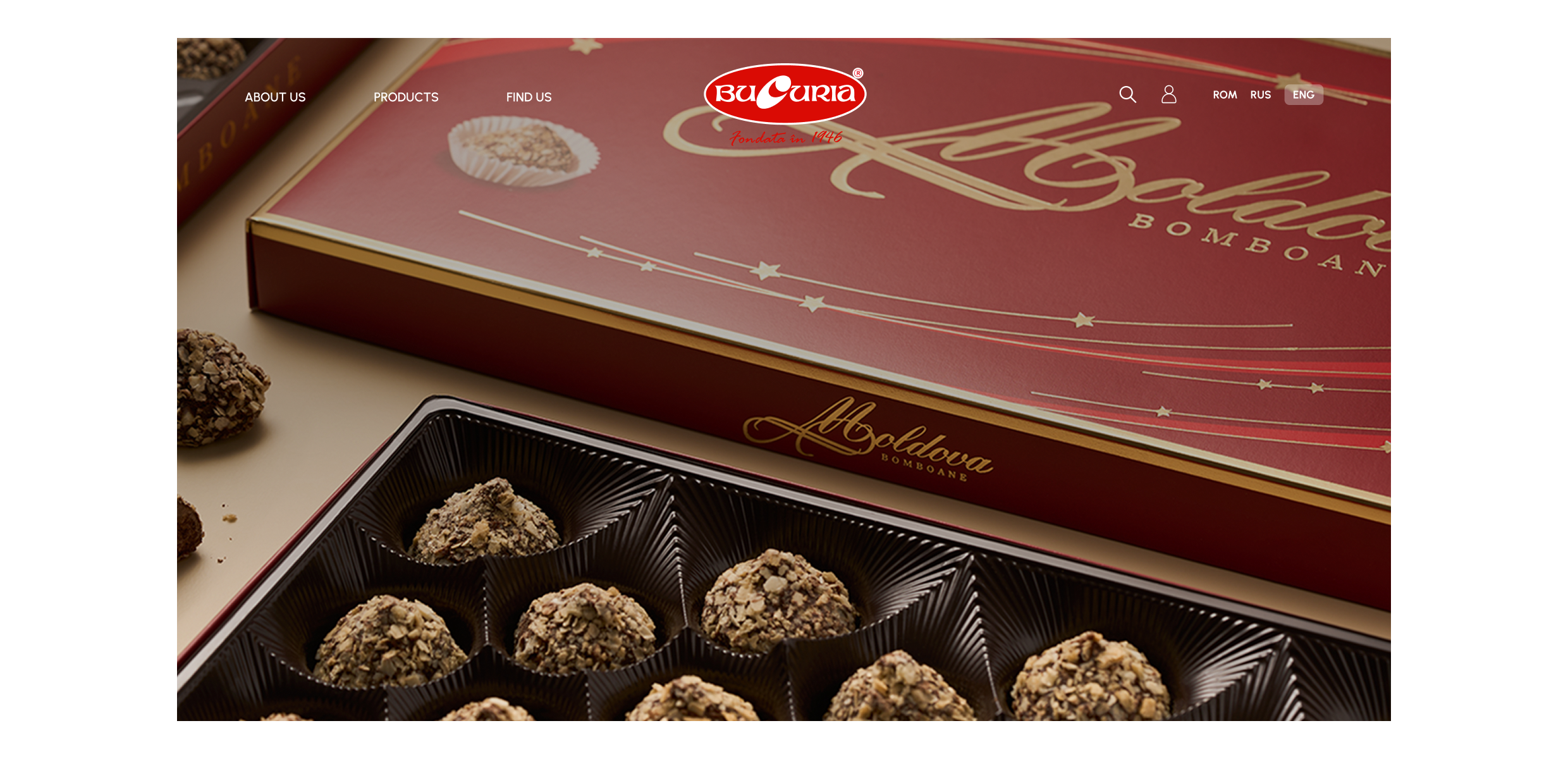 Showcase website for a confectionery manufacturer - photo №2